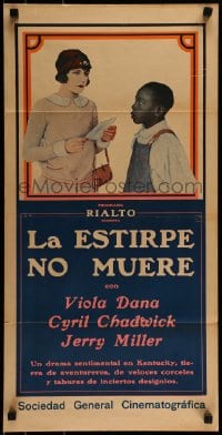 9k184 SOCIAL CODE Argentinean 14x28 1923 Viola Dana, directed by Oscar Apfel!