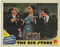 9k115 BIG STORE LC 1941 zany Groucho & Chico Marx toast Margaret Dumont, her money & themselves!