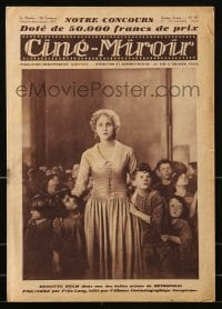 9k144 CINE-MIROIR French magazine October 21, 1927 Brigitte Helm in Fritz Lang's Metropolis, rare!