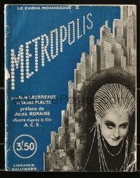 9k145 METROPOLIS 3rd edition French magazine 1928 Fritz Lang, novelization of the film + images!