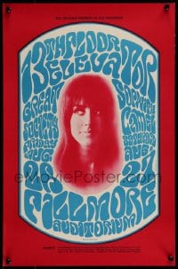 9k271 13TH FLOOR ELEVATORS/GREAT SOCIETY/SOPWITH CAMEL 3rd printing 14x21 music poster 1966 cool!