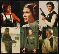 9k007 STAR WARS 34x48 special poster 1977 Lucas classic, Luke, Han, Leia, Chewie, Obi-Wan, Tarkin!