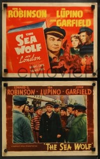 9k112 SEA WOLF set of 8 LCs 1941 Edward G. Robinson, John Garfield, Ida Lupino, Jack London novel!