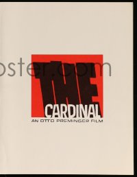 9k141 CARDINAL group of 4 miscellaneous promo items 1963 Otto Preminger, Saul Bass art on all, rare!