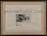 9m083 AARDMAN ANIMATIONS signed animation drawing 2000s by BOTH Peter Lord AND Nick Park!
