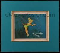 9m082 TINKER BELL matted 15x17 reproduction cel 1960s signed by Margaret Kerry, who did her voice!