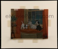 9m073 ONE HUNDRED & ONE DALMATIANS 10x12 2-cel setup 1961 great image of three puppies, Disney!