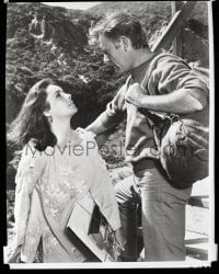 9m523 SANDPIPER 8x10 negative 1965 great close up of beautiful Elizabeth Taylor & Richard Burton!