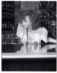 9m549 SMASH-UP 4x5 negative 1946 c/u of sexy Susan Hayward at bar, she's good at being a bad girl!