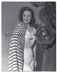 9m552 THEY WON'T BELIEVE ME 4x5 negative 1947 sexy Susan Hayward photo shoot in her bathing suit!