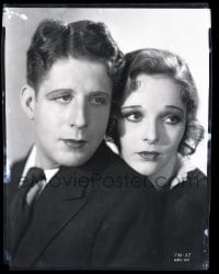 9m526 VAGABOND LOVER 8x10 negative 1929 great portrait of young Rudy Vallee & Sally Blane!