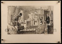 9m157 PAPA'S DELICATE CONDITION signed 13x21 concept art 1963 production set design by R. Ayres!