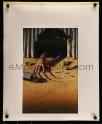 9m163 SONNY BOY matted 18x22 English original concept art 1989 creepy monster chained in a hole!