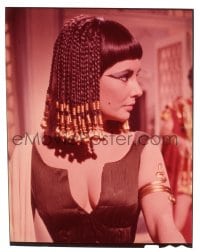 9m312 CLEOPATRA group of 4 4x5 transparencies 1963 sexy Elizabeth Taylor in different costumes!