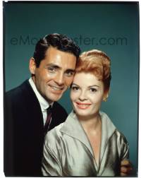 9m185 FLY group of 2 8x10 transparencies 1958 Patricia Owens & Al Hedison before he was a monster!