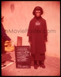 9m351 PLANET OF THE APES group of 2 4x5 transparencies 1968 two great wardrobe test images!