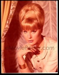 9m427 PRIZE 4x5 transparency 1963 great head & shoulders portrait of sexy Elke Sommer!