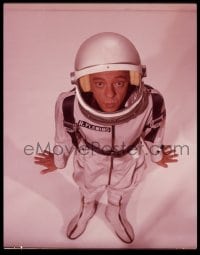 9m352 RELUCTANT ASTRONAUT group of 2 4x5 transparencies 1967 images of Don Knotts in his space suit!