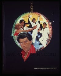 9m434 SATURDAY NIGHT FEVER 4x5 transparency 1977 different Gentile disco ball art John Travolta!