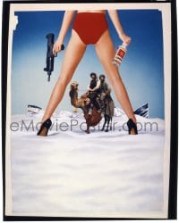 9m271 SPIES LIKE US 8x10 transparency 1985 Chevy Chase, Dan Aykroyd, sexy int'l poster image!
