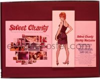 9m274 SWEET CHARITY 8x10 transparency 1969 Robert McGinnis art of sexy Shirley MacLaine!