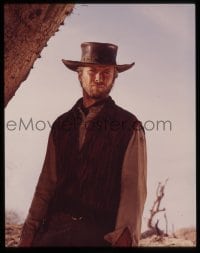9m452 TWO MULES FOR SISTER SARA 4x5 transparency 1970 best close up of gunslinger Clint Eastwood!