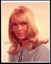 9m453 SHIRLEY EATON 4x5 transparency 1960s head & shoulders portrait of a pretty blonde!