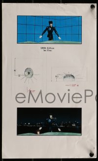 9m133 X-MEN group of 2 computer generated storyboard pages 2000 cool scenes with Wolverine!