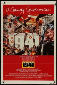 9p013 1941 int'l 1sh 1979 Spielberg, art of John Belushi, Dan Aykroyd & cast by McMacken!