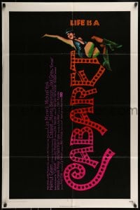 9p150 CABARET 1sh 1972 Liza Minnelli in Nazi Germany, directed by Bob Fosse, Joseph Caroff art!
