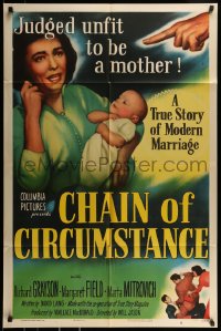 9p168 CHAIN OF CIRCUMSTANCE 1sh 1951 Margaret Field judged unfit to be a mother!