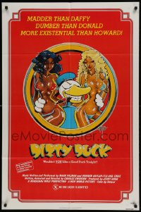 9p176 CHEAP 1sh R1977 Dirty Duck, the world's only X rated comedy cartoon musical!