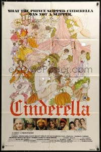 9p188 CINDERELLA 1sh 1977 sexy fairy tale art, what the prince slipped her wasn't a slipper!