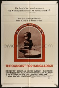 9p204 CONCERT FOR BANGLADESH 1sh 1972 rock & roll benefit show, Bob Dylan, George Harrison!
