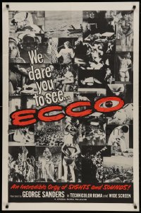 9p275 ECCO 1sh 1965 Mondo di Notte Numero 3, an incredible orgy of sights & sounds!