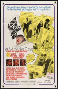 9p386 GUIDE FOR THE MARRIED MAN 1sh 1967 written by America's most famous swingers!
