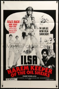 9p449 ILSA HAREM KEEPER OF THE OIL SHEIKS 1sh 1976 Dyanne Thorne returns as Ilsa, different!