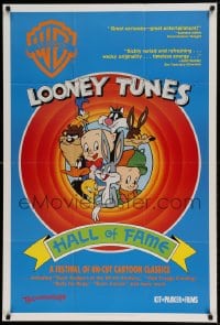 9p517 LOONEY TUNES HALL OF FAME 1sh 1991 Bugs Bunny, Daffy Duck, Elmer Fudd, Porky Pig!