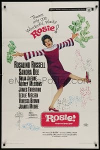 9p747 ROSIE 1sh 1967 There's only one wonderful, wacky Rosalind Russell!