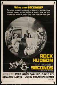 9p777 SECONDS 1sh 1966 Rock Hudson buys himself a new life, John Frankenheimer!