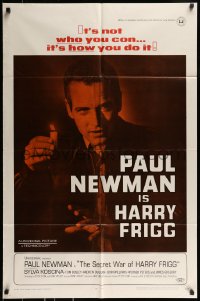 9p780 SECRET WAR OF HARRY FRIGG 1sh 1968 Paul Newman in the title role, directed by Jack Smight!