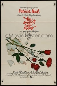 9p860 SUBJECT WAS ROSES 1sh 1968 Martin Sheen, Patricia Neal, a story of three strangers!