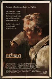 9p944 VERDICT 1sh 1982 lawyer Paul Newman has one last chance, written by David Mamet!