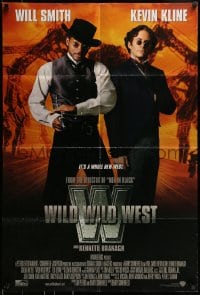 9p980 WILD WILD WEST int'l 1sh 1999 Will Smith, Kevin Kline, it's a whole new West!