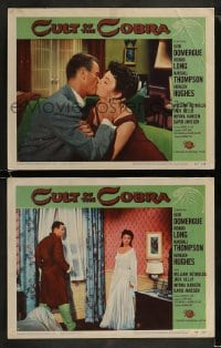 9r883 CULT OF THE COBRA 2 LCs 1955 beauty Faith Domergue changed to a thing of TERROR, great images