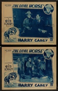 9r887 DEVIL HORSE 2 chapter 11 LCs 1932 Harry Carey & Apache, The King of Wild Horses, Wild Loyalty