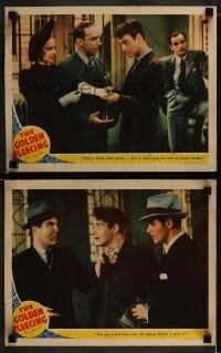 9r903 GOLDEN FLEECING 2 LCs 1940 Lew Ayres & Rita Johnson in screwball life insurance comedy!