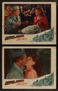 9r957 OUTPOST IN MOROCCO 2 LCs 1949 George Raft, Marie Windsor, Foreign Legion!