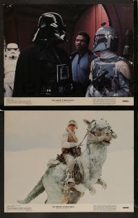 9r691 EMPIRE STRIKES BACK 4 color 11x14 stills 1980 George Lucas classic, Darth Vader, great images
