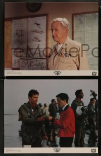 9r197 HOT SHOTS 8 color 11x14 stills 1991 Charlie Sheen, Valeria Golino, wacky Lloyd Bridges!